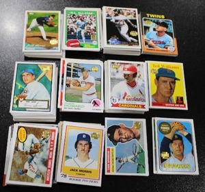 lot 68 image: 2001 Topps Archives Baseball Card Lot  190 Cards  High Grade