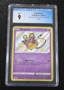 lot 81 image: 2021 Pokemon Shining Fates Dedenne #SV051 CGC 9