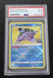 lot 85 image: 2022 Pokemon Go Radiant Blastoise #018078 PSA 9