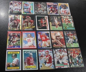 lot 97 image: Joe Montana Football Card Lot  20 Cards