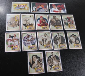 lot 100 image: Upper Deck Baseball Heroes Lot Williams - Bench - Morgan