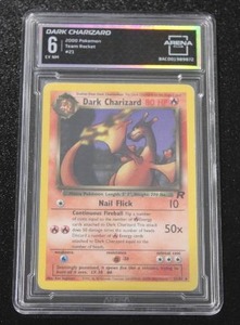 lot 108 image: 2000 Pokemon Team Rocket Dark Charizard #2182 ARENA 6