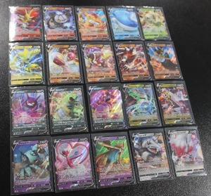 lot 114 image: Pokemon Sword & Shield V TCG Card Lot  20 V Cards