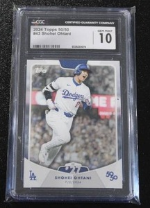 lot 127 image: 2024 Topps 5050 Shohei Ohtani #43 CGC 10