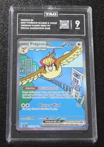 lot 132 image: 2023 Pokemon Obsidian Flames Pidgeot EX #225197 TAG 9