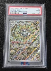 lot 136 image: 2024 Pokemon Black Star Promo Magneton #159 PSA 9