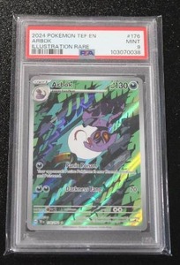 lot 142 image: 2024 Pokemon Temporal Forces Arbok #176162 PSA 9