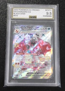 lot 144 image: 2024 Pokemon Black Star Promo Charizard EX #074
