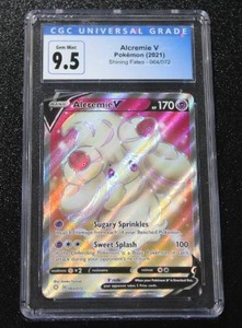 lot 163 image: 2021 Pokemon Shining Fates Alcremie V #064072 CGC 9.5