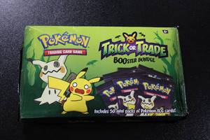 lot 173 image: 2023 Pokemon Trick or Trade Factory Sealed Booster Bundle  50 Packs