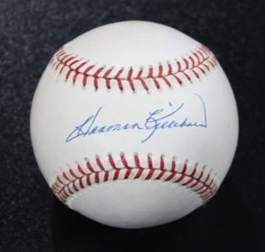 lot 174 image: Harmon Killebrew Sweet Spot Single Signed In Person Autograph Baseball