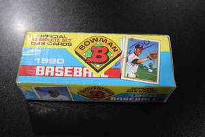 lot 178 image: 1990 Bowman Baseball Factory Sealed Complete Set