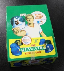 lot 181 image: 1980 Leaf Playball Major League Helmet Box  24 Count