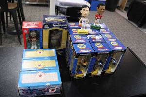 lot 183 image: Bobblehead and Figurine Lot  19 Items