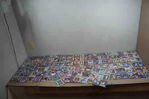 lot 64 image: 1980s and 90s Baseball and Hockey Cards - Randy Johnson RC