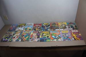 lot 69 image: Comic Books - Mister Miricle, Rebels. New Titans, Fightin Marines