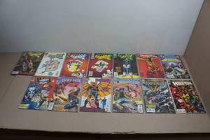lot 71 image: DC Comic Books - Damage, Death Stroke, Hawkman