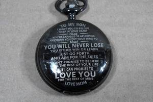 lot 86 image: Novelty Pocket Watch - To My Son