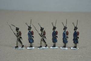 lot 100 image: Vintage Painted Lead Soldiers