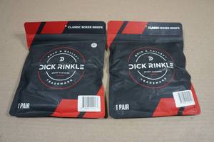lot 140 image: 2 Dick Rinkle Classic Mens Boxer Briefs - Large