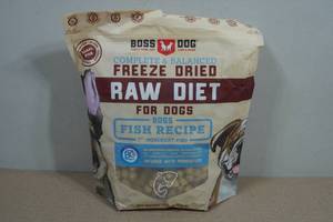 lot 142 image: Boss Dog Raw Diet Dog Treats - Fish Recipe