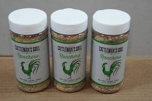 lot 257 image: 3 Cattlemans Grill Ranchero Seasoning - 11.8 Oz Each