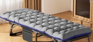 lot 108 image: Camping Cot Mattress Pad Portable Grey - Brand New