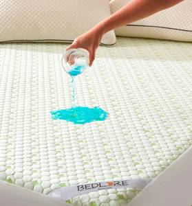 lot 118 image: Waterproof Mattress Protector for Twin Bed 6 to 15 Deep $34.99 Retail - Brand New