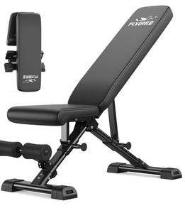 lot 124 image: Lusper Weight Bench 800lb Limit $109.99 Retail - Brand New