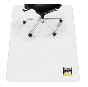 lot 135 image: Office Chair Mat for Carpet 36 x 48 Clear $84.99 Retail - Brand New