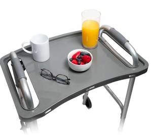 lot 151 image: Grey Walker Tray with Cup Holder $34.99 Retail - Brand New
