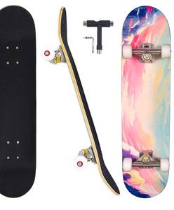 lot 156 image: Skateboard 31 7 Layer Canadian Maple $49.99 Retail - Brand New