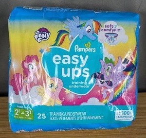 lot 170 image: Pampers Easy Ups My Little Pony 2T-3T 25 Count - Brand New