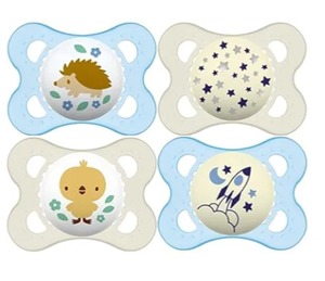 lot 171 image: MAM Pacifiers 0-6 Months 4pk - Brand New