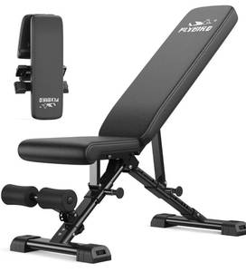 lot 178 image: Flybird Weight Bench 800lbs Limit $149.99 Retail - Brand New