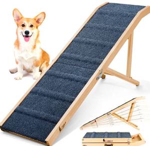 lot 182 image: Dog Ramp for Bed or Couch Up to 220lbs $69.99 Retail - Brand New