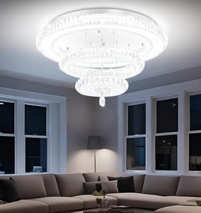 lot 194 image: Crystal Ring Chandelier $599.99 Retail - Brand New