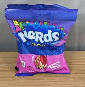 lot 198 image: Nerds Gummy Clusters Juicy Strawberry Punch 3pk - Brand New