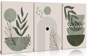 lot 206 image: Boho Wall Decor 3 Piece Set 24 x 16 - Brand New