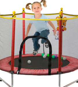 lot 218 image: Kids Mini Trampoline 36 Blue $69.99 Retail - Brand New