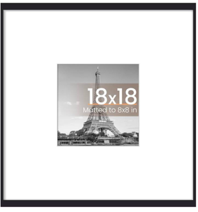 lot 221 image: Picture Frame Black 18 x 18 - Brand New