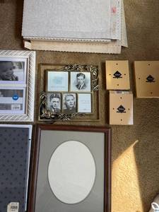 Assorted Picture Frame Lot Mainstays Fetco Collage Wood Oval Mat