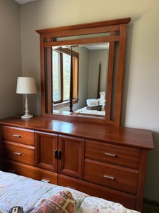 Palliser 2 Door 6 Drawer Dresser Chest & Matching Nightstand - (Item 238-458)