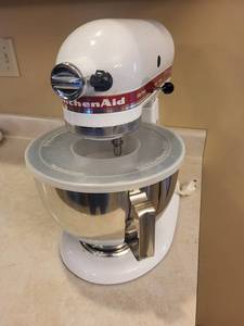 KitchenAid KSM90 5-Qt Tilt-Head Stand Mixer - White, Ultra Power