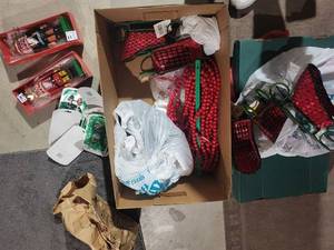 Deluxe 10-In Nutcracker Soldier Ornament Set with Bead Garlands & Woven Baskets