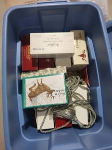 Decorated Christmas Ornaments Assortment - Glass Balls, Nutcrackers & Snowman Figurines