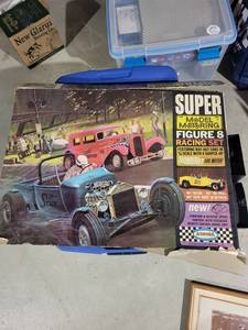 Aurora Thunderjet 500 Figure-8 Racing Set 1/4 Scale With Power Pack