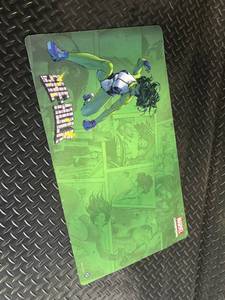 lot 9 image: Marvel Champions Playmat - She-Hulk Artwork Card Game Surface