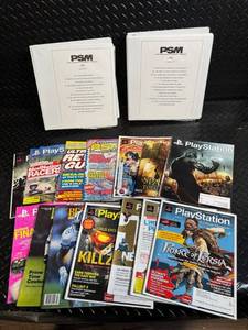 lot 81 image: PSM PlayStation Magazine Collection - 2003-04 Issues 67-92 & 2 Binders