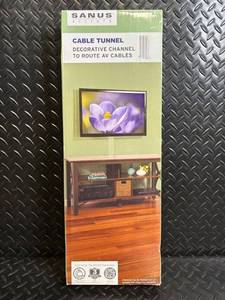 lot 82 image: Sanus Accents Cable Tunnel A301-W1 - Decorative AV Cable Channel